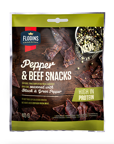 Flodins Pepper and Beef Snacks 40g 8053 original